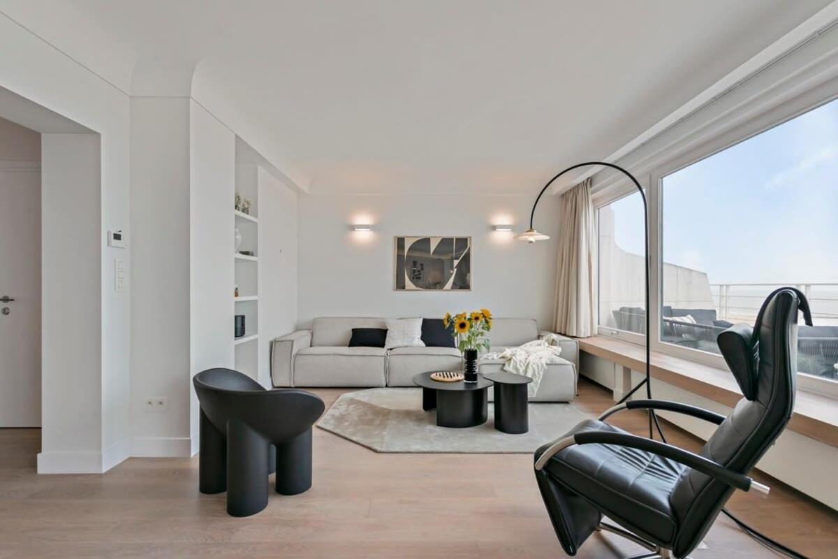 Huswell - Panoramic Seaview Apartment In 'T Zoute นอคเคอ-เฮสท์ ภายนอก รูปภาพ